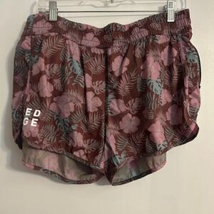 The Edge Pink/Green Fitness Club shorts, size XXL